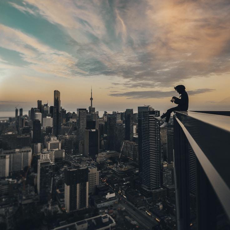 Families relaxing in a mall food court area